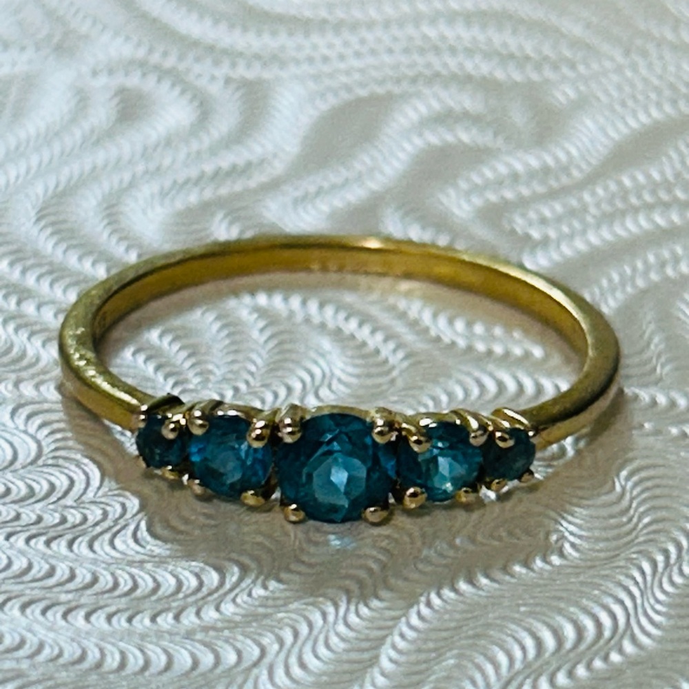 14K gold over sterling silver ring size   8